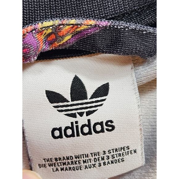 Adidas Originals Track Jacket Large Poisonous Garden Floral Zip Retro Streetwear - Picture 7 of 16